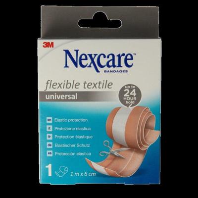 Nexcare Textile flexible 1mx6cm 1 Stuks