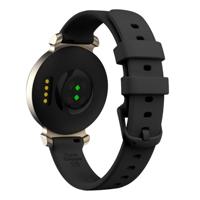 By Qubix - Siliconen bandje - Zwart - Compatible met Garmin Lily 2 - Compatible Garmin bandje - thumbnail