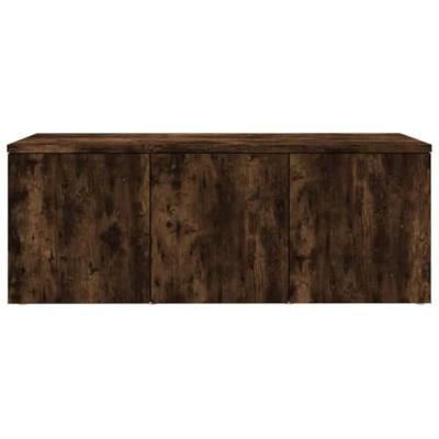Tv-meubel 80x34x30 cm bewerkt hout gerookt eikenkleurig
