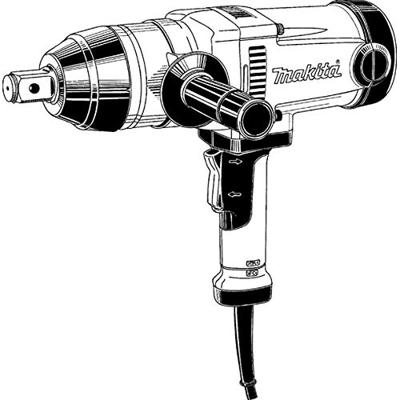 Makita TW1000 Slagmoersleutel | 1000Nm - TW1000