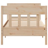 Bedframe zonder matras massief grenenhout 140x190 cm - thumbnail