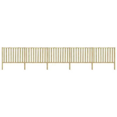 vidaXL Hek 8,86x1,7 m geïmpregneerd grenenhout
