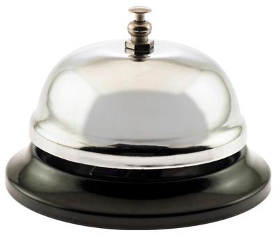 OFFICE products receptiebel, uit staal, diameter 85 mm