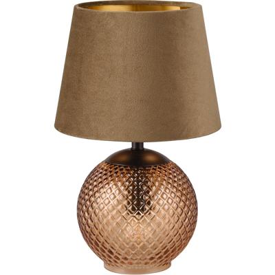 LED Tafellamp Amber Glas - E14 Fitting - Sfeervolle Tafelverlichting