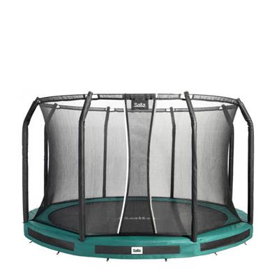 Trampoline Premium Grond Combo 396cm Groen