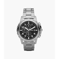 Fossil Heren Dean roestvrijstalen chronograaf horloge FS4542 - thumbnail