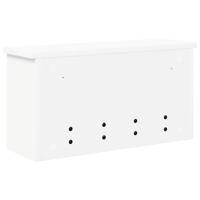 Wandgemonteerde kapstok Wit 50 x 16 x 26 cm Bewerkt hout - thumbnail