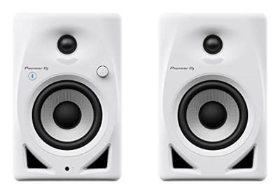 Pioneer DJ DM-40D-BT-W 4 inch desktop monitorsysteem Bluetooth
