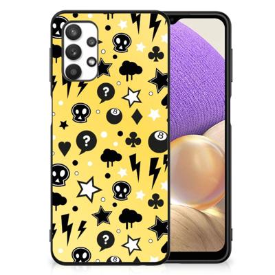 Telefoonhoesje Samsung Galaxy A32 5G Punk Geel Telefoonhoesje Samsung Galaxy A32 5G Punk Geel