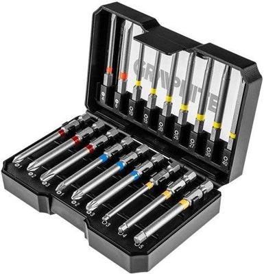 Graphite Bitset | 18-delig | In opbergbox extra lang - 6480223 Graphite Bitset | 18-delig | In opbergbox extra lang - 6480223