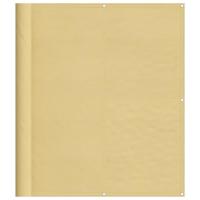 VidaXL Balkonscherm 120x400 cm 100% oxford polyester zandkleurig - thumbnail