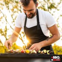 Kolenbarbecue met wielen Zwart Geëmailleerd Staal Rond - thumbnail