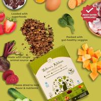 Pawfect Nature's Kitchen gevriesdroogd kattenvoer - Geitenrecept Verpakking van 2 (250gX2=500g) (500g gevriesdroogd = 2kg natvoer) - thumbnail