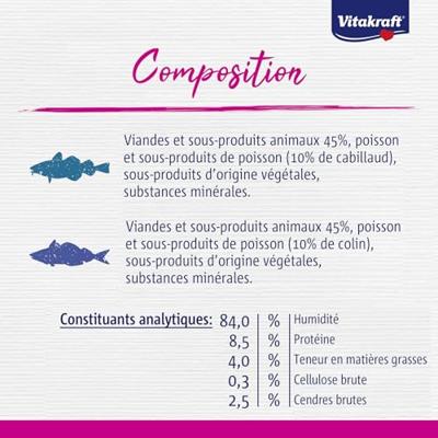 Vitakraft Poésie Délice multipack vis in saus 6 x 85g
