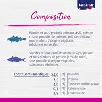 Vitakraft Poésie Délice met vis natvoer kat multipack (6 x 85 g) 3 verpakkingen (18 x 85 g) - thumbnail