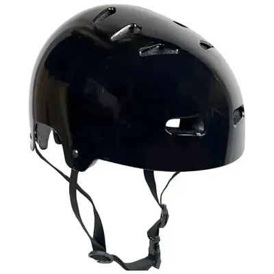 boom helmet m black glossy