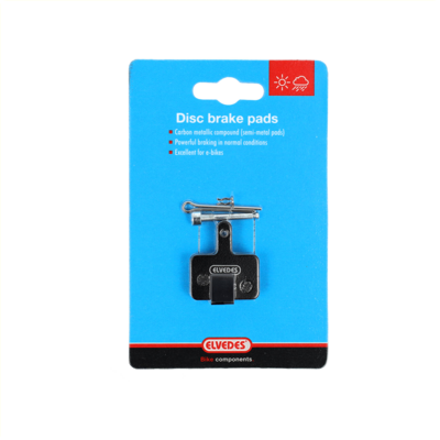 ELVEDES Schijfremblokset metalic carbon shimano diversen / tektro / draco / orion / aquila / rst (1 paar)