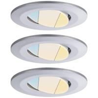 Paulmann 93095 Calla WhiteSwitch LED-inbouwlamp LED LED vast ingebouwd 15 W Chroom (mat) - thumbnail