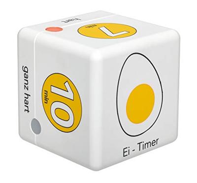 TFA Dostmann Cube Timer Ei Kookwekker Wit, Geel Digitaal TFA Dostmann Cube Timer Ei Kookwekker Wit, Geel Digitaal