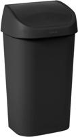 Curver Mistral swing afvalbak 50l zwart - thumbnail