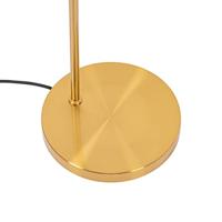 QAZQA Art Deco vloerlamp goud en opaal glas - Flore - thumbnail