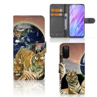 Samsung Galaxy S20 | Telefoonhoesje | Met pasjeshouder | Roofdieren - thumbnail