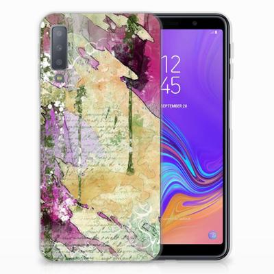 Smartphone hoesje Samsung Galaxy A7 (2018) Letter Painting Smartphone hoesje Samsung Galaxy A7 (2018) Letter Painting