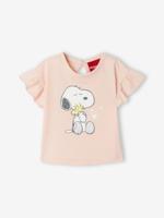 Snoopy Peanuts® baby T-shirt voor meisjes roze detail - thumbnail