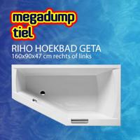 Riho Hoekbad Geta 160X90X47 cm Rechts/Links Wit - Rechts - thumbnail