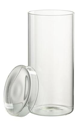 J-Line Pot In Glas Lisa Glas Transparant Extralarge