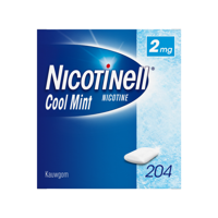 Nicotinell Kauwgum Cool Mint 2 mg - voor stoppen met roken - thumbnail