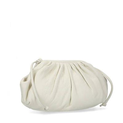 Manfield leren schoudertas ecru Manfield leren schoudertas ecru