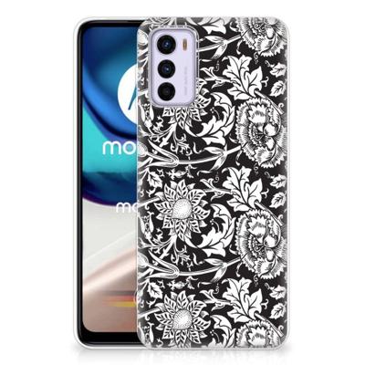 Motorola Moto G42 | TPU Case | Black Flowers Motorola Moto G42 | TPU Case | Black Flowers