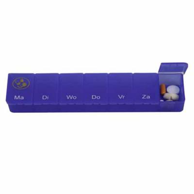 Able 2 Pillendoos 1 week transparant blauw 1 Stuks Able 2 Pillendoos 1 week transparant blauw 1 Stuks