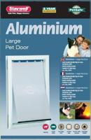Petsafe hondenluik tot 45 kg aluminium wit - thumbnail