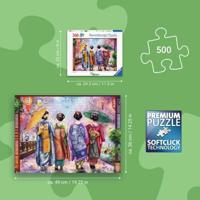 Ravensburger - Puzzel van 500 stukjes - Bloemenpad - Volwassenen en kinderen vanaf 12 jaar - Puzzel van topkwaliteit - 12001702 - thumbnail