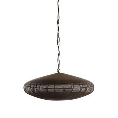 Light & Living Hanglamp 'Bahoto' 51cm, kleur Mat Donkerbruin