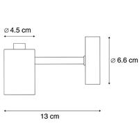 QAZQA Art deco wandlamp goud - Facil - thumbnail