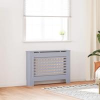 VidaXL Radiatorombouw 112x19x81,5 cm mdf antraciet - thumbnail