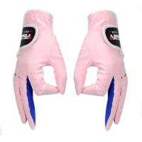 PGM een paar Golf microfiber doek zachte comfortabele handschoenen voor kinderen (kleur: roze maat: 14) - thumbnail