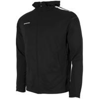 Stanno 408024 First Hooded Full Zip Top - Black-Anthracite - XL - thumbnail