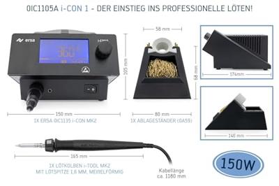 Ersa 0IC1105A Soldeerstation 80 W 150 - 450 °C