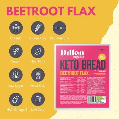 Dillon Organic Keto brood beetroot flax seeds bio demeter 250 Gram Dillon Organic Keto brood beetroot flax seeds bio demeter 250 Gram