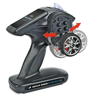 Carson Modellsport Reflex Wheel Pro III 2.4 GHz 11,1V RC pistoolzender 2,4 GHz Aantal kanalen: 2 Incl. ontvanger Carson Modellsport Reflex Wheel Pro III 2.4 GHz 11,1V RC pistoolzender 2,4 GHz Aantal kanalen: 2 Incl. ontvanger