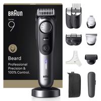 Braun Braun BT9560 Beardtrimmer Series 9 Baardtrimmer, Precisietrimmer Afspoelbaar Zwart, Zilver - thumbnail