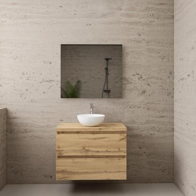 ACTIE BWS Badmeubel | Paris | Dakota Oak | 80 cm | met topplaat