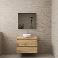 ACTIE BWS Badmeubel | Paris | Dakota Oak | 80 cm | met topplaat - thumbnail