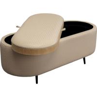 Kare Bank Venezia Storage Cream 100cm - thumbnail