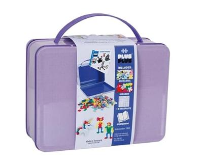Mini Pastel Plus-Plus Reiskoffer - 600 stuks - Bouwstenen Plus Plus