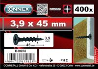Connex Gyprocschroef Gg 3.9X40 Emmer 400St - B30078 - thumbnail